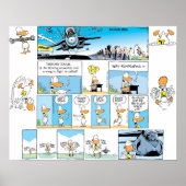 Ding Duck Aviation Comics Poster (Voorkant)