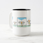 Ding Duck Aviation Humor Mok (Voorkant links)