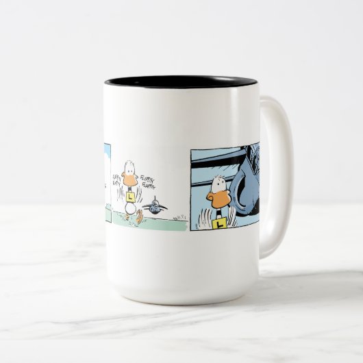 Ding Duck Aviation Humor Mok (Voorkant rechts)