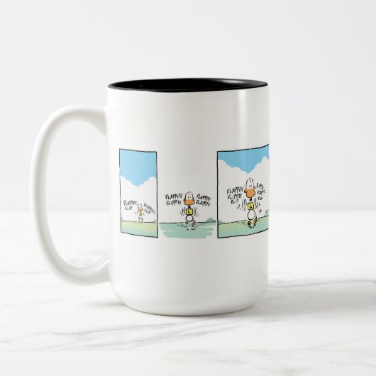 Ding Duck Aviation Humor Mok (Links)