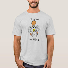 Ding Duck Cartoon Flying Shirt