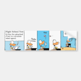 Ding Duck Flight Theory Class Bumpersticker