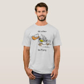 Ding Duck Funny Flying Shirt (Voorkant volledig)