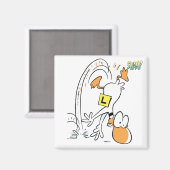Ding Duck Koelkast Magneet (Voorkant / Achterkant)