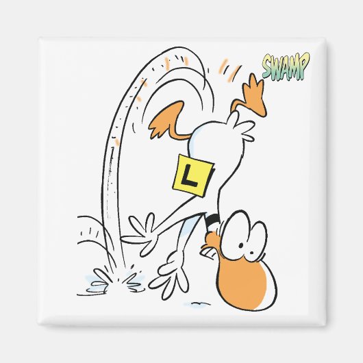 Ding Duck Koelkast Magneet (Voorkant)