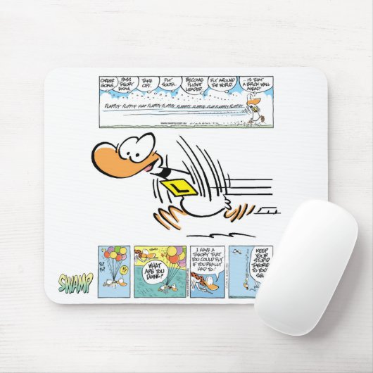Ding Duck Mousepad Muismat (Met muis)