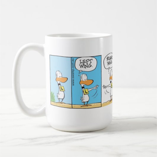 Ding Duck Pre-Flight Check List Koffiemok (Links)