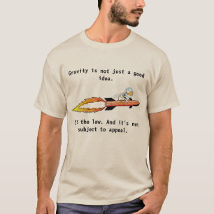 Ding Duck Rocket Cartoon T-Shirt