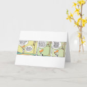 Ding Duck wordt snel gezond Kaart (Gele Bloem)