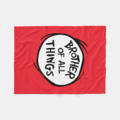 Ding één ding twee - Broeder van alle dingen Fleece Deken (Voorkant (Horizontaal))