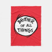 Ding één ding twee - Broeder van alle dingen Fleece Deken (Voorkant)