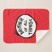 Ding één ding twee - Broeder van alle dingen Sherpa Deken (Voorkant (horizontaal))