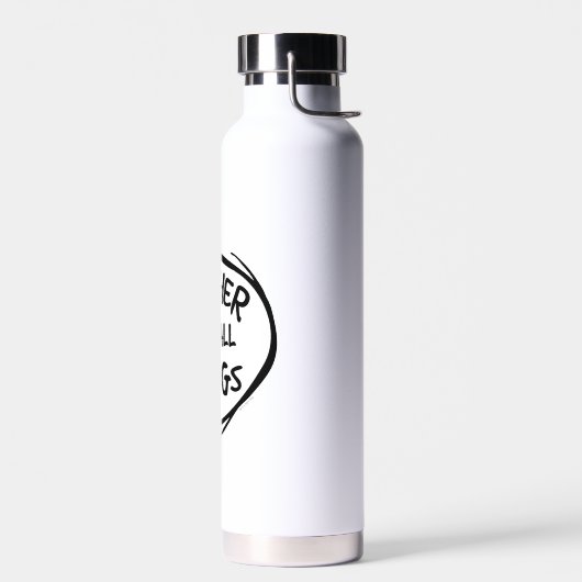 Ding één ding twee - Broeder van alle dingen Waterfles (Links)