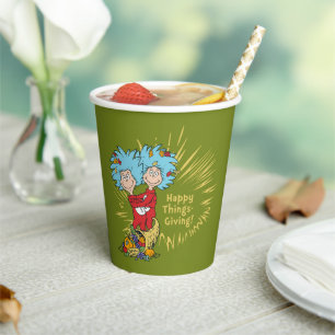 Ding Een Ding Twee Dingen-Geving! Papieren Bekers
