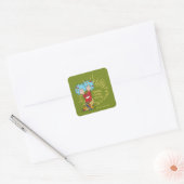 Ding Een Ding Twee Dingen-Geving! Vierkante Sticker (Envelop)