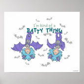 Ding Eén Ding Twee Een Soort Vleermuis-achtig Ding Poster (Voorkant)