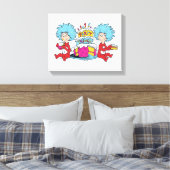 Ding Een Ding Twee Feest Dingen Canvas Afdruk (Insitu (Slaapkamer))