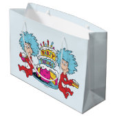 Ding Een Ding Twee Feest Dingen Groot Cadeauzakje (Achterkant Gekanteld)