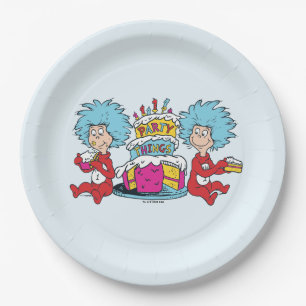 Ding Een Ding Twee Feest Dingen Papieren Bordje