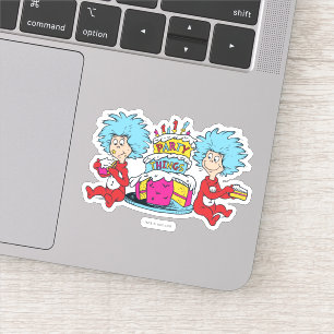 Ding Eén Ding Twee Feest Dingen Sticker