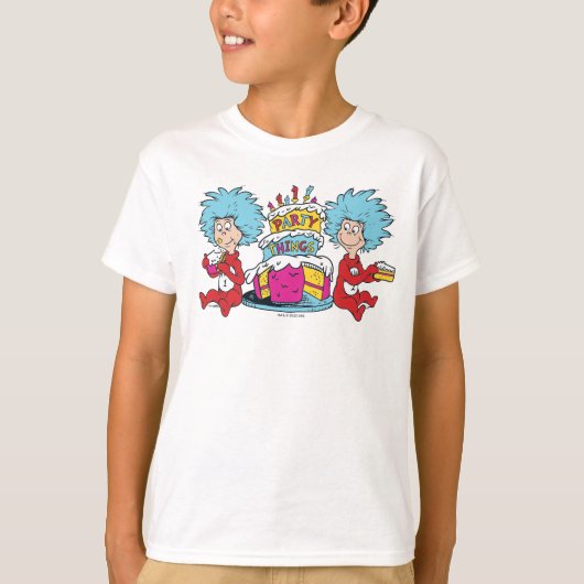 Ding Een Ding Twee Feest Dingen T-shirt (Voorkant)