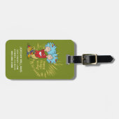 Ding één ding twee gelukkige dingen-geven! bagagelabel (Voorkant horizontaal)