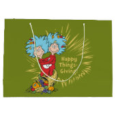 Ding één ding twee gelukkige dingen-geven! groot cadeauzakje (Achterkant)