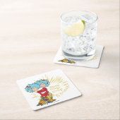 Ding één ding twee gelukkige dingen-geven! kartonnen onderzetters (Insitu)