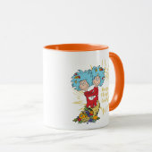 Ding één ding twee gelukkige dingen-geven! mok (Voorkant rechts)