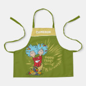 Ding één ding twee gelukkige dingen-geven! schort (Voorkant)