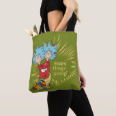Ding één ding twee gelukkige dingen-geven! tote bag (Dichtbij)