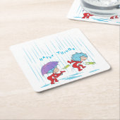 Ding Een Ding Twee Gelukkige Dingen Kartonnen Onderzetters (Schuin)