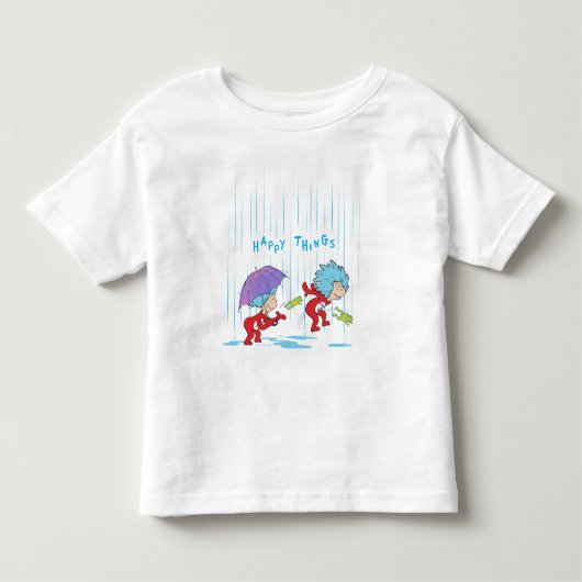 Ding Een Ding Twee Gelukkige Dingen Kinder Shirts (Voorkant)