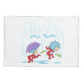 Ding Een Ding Twee Gelukkige Dingen Kussensloop (Achterkant)