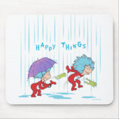 Ding Een Ding Twee Gelukkige Dingen Muismat (Voorkant)