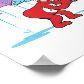 Ding Een Ding Twee Gelukkige Dingen Poster (Hoek)