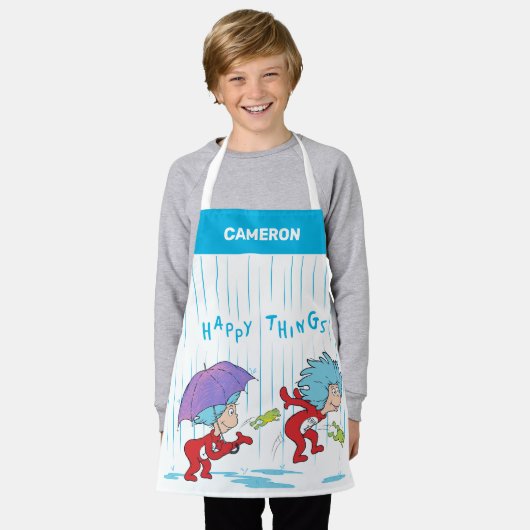 Ding Een Ding Twee Gelukkige Dingen Schort (Gedragen)