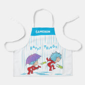 Ding Een Ding Twee Gelukkige Dingen Schort (Voorkant)