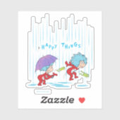 Ding Een Ding Twee Gelukkige Dingen Sticker (Vel)