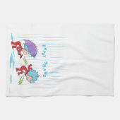 Ding Een Ding Twee Gelukkige Dingen Theedoek (Horizontaal)