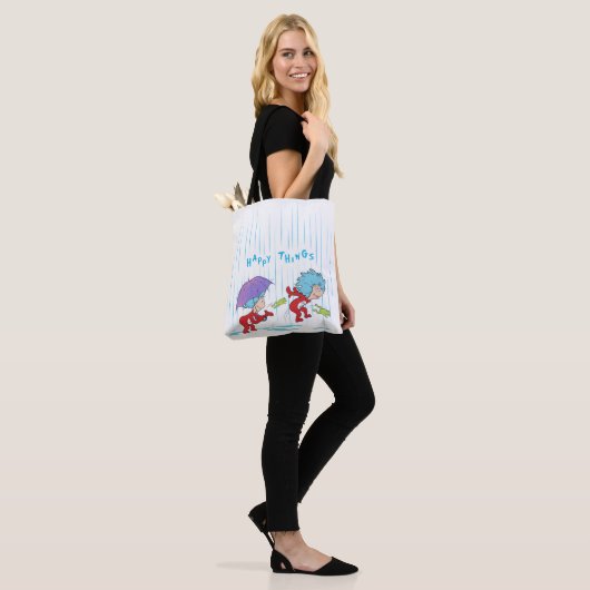 Ding Een Ding Twee Gelukkige Dingen Tote Bag (Op model)