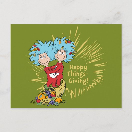 Ding Een Ding Twee Geluks-Dag! Briefkaart (Voorkant)