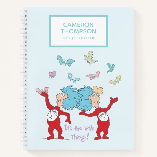 Ding Een Ding Twee Het Is De Kleine Dingen! Notitieboek (Voorkant)