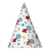 Ding Een Ding Twee Hoppy Frog Dingen Patroon Feesthoedjes (Rechts)