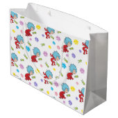 Ding Een Ding Twee Hoppy Frog Dingen Patroon Groot Cadeauzakje (Achterkant Gekanteld)