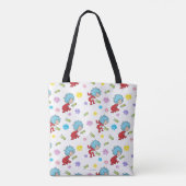 Ding Een Ding Twee Hoppy Frog Dingen Patroon Tote Bag (Achterkant)