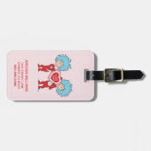 Ding één ding twee Ik hou van je Bagagelabel (Voorkant horizontaal)