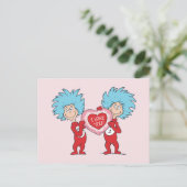 Ding één ding twee Ik hou van je Briefkaart (Staand voorkant)