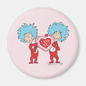 Ding één ding twee Ik hou van je Magneet (Voorkant)