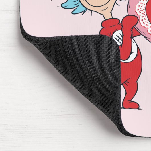 Ding één ding twee Ik hou van je Muismat (Hoek)